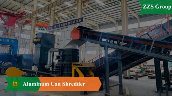 Vertical Design Used Beverage Cans Shredding Machine Beverage Cans Recycling Shredder